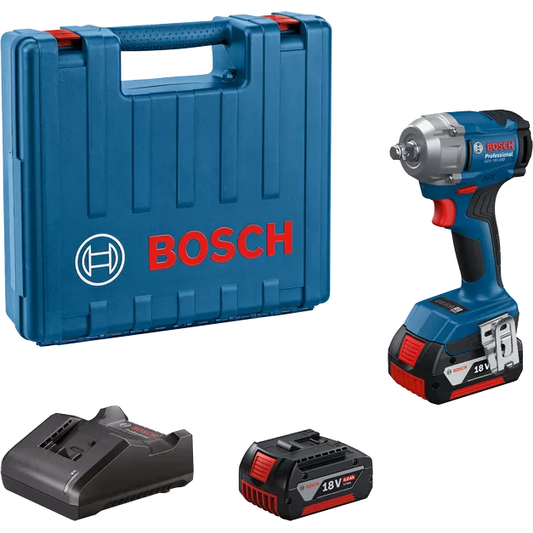 Bosch GDS 18V-350 Cordless Impact Wrench 1/2" Drive 350Nm [Kit] | Bosch by KHM Megatools Corp.