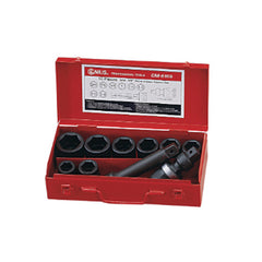 Genius CM-610S 3/4" Drive (3/4"-1-3/8") Socket Wrench Set 10pcs