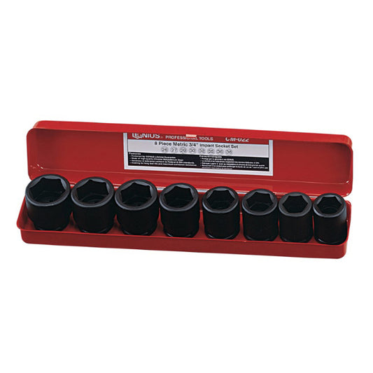 Genius CM-021 3/4" Drive (1"-1-1/2") Socket Wrench Set 8pcs | UT by KHM Megatools Corp.