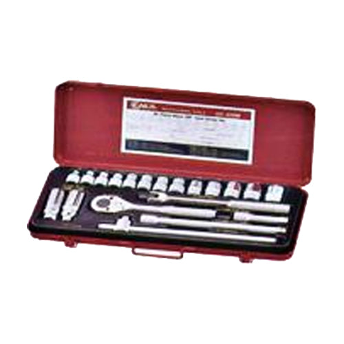 Genius GS-320M 3/8" Drive (6-21mm) Socket Wrench Set 20pcs | UT by KHM Megatools Corp.