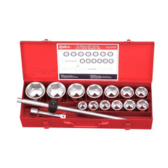 Genius GS-615S 3/4" Drive (1"-21/2") Socket Wrench Set 15pcs