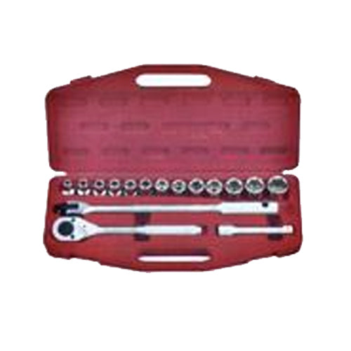 Genius  GS-416M 1/2" Drive (8-27mm) Socket Wrench Set 16pcs