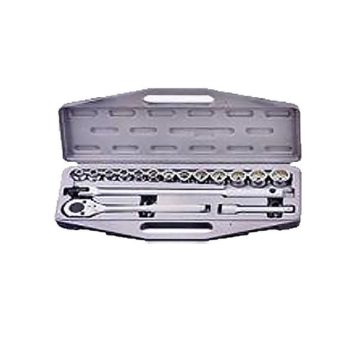 Genius TW-416M 1/2" Drive (8-27mm) Socket Wrench Set 16pcs