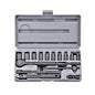 Gestar 99-007Z 1/4" Drive (5/32" - 1/2") Socket Wrench 16pcs 6pts (Zinc Phosphate)