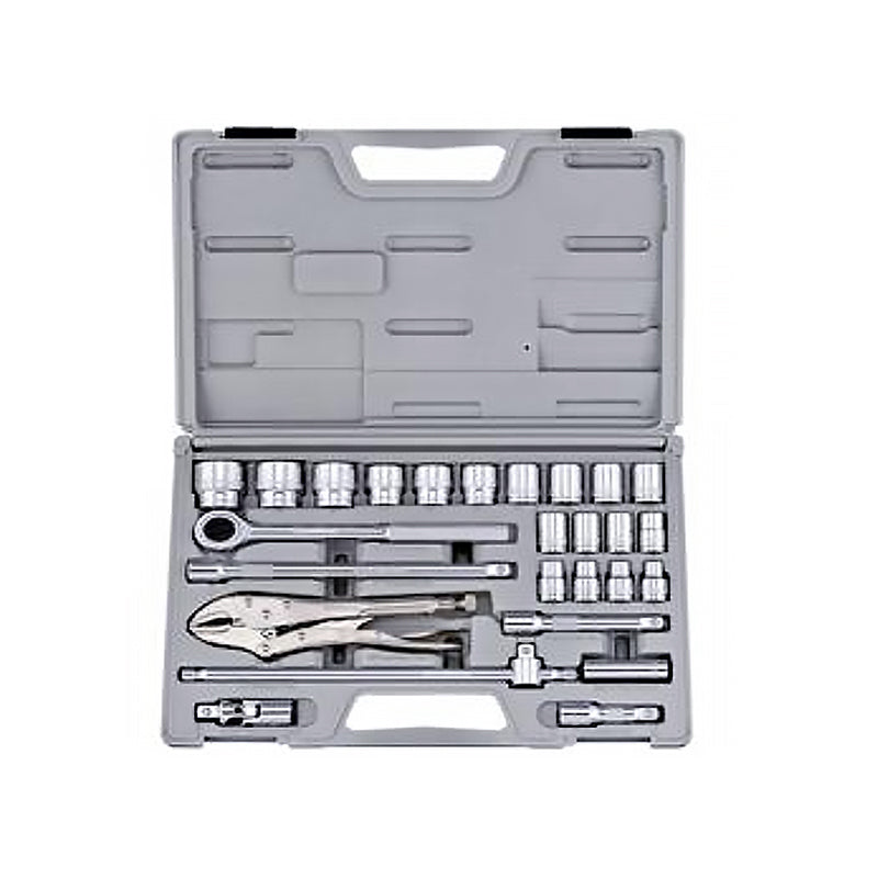Gestar 87-127 1/2" Drive (10-32 mm) Socket Wrench 26pcs 12pts