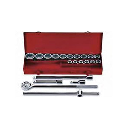 Gestar 99-087 3/4" Drive (3/4"-2") Socket Wrench 21pcs 12pts