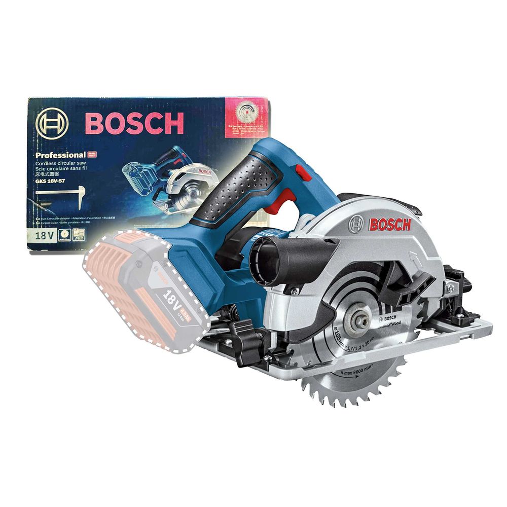 Bosch GKS 18V-57 Cordless Circular Saw 18V Carton [06016A22L0] (Bare) Main image