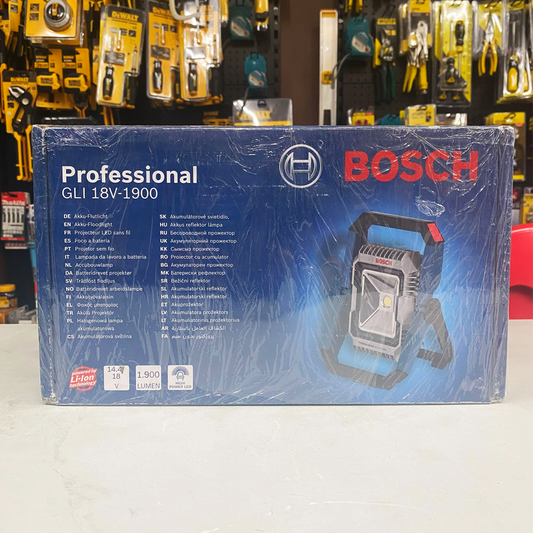 Bosch GLI 18V-1900 Cordless Flood Light 1900 lumen 18V (Bare) (Open Seal) 1000