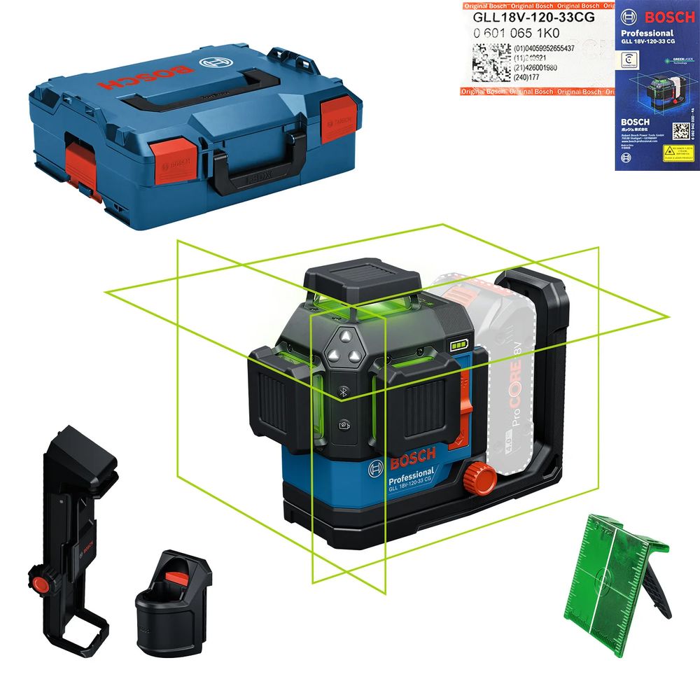 Bosch GLL 18V-120-33 CG Line Laser 12V 18V 35m (Bare) | Bosch by KHM Megatools Corp.