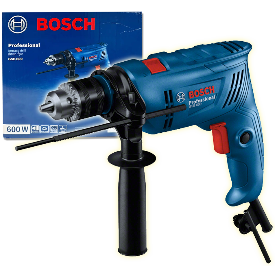 Bosch GSB 600 Impact Drill / Hammer Drill 13mm (1/2") 600W [Contractor's Choice] | Bosch by KHM Megatools Corp.