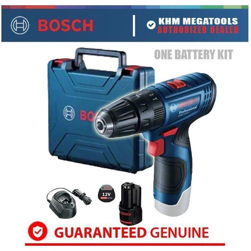 Bosch GSB 120 LI Cordless Impact Drill - Driver (One Battery Kit) 12V [Kit] - KHM Megatools Corp.
