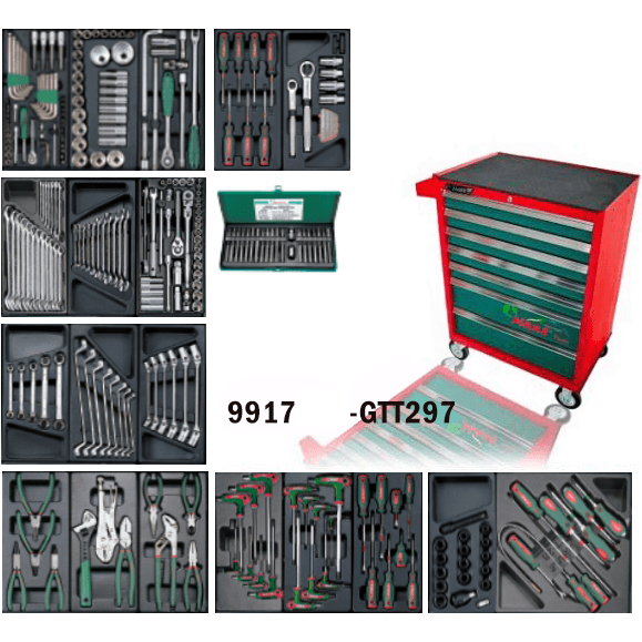 Hans GTT-297 Automotive Tools With Cabinet (297 pcs) - KHM Megatools Corp. Main image