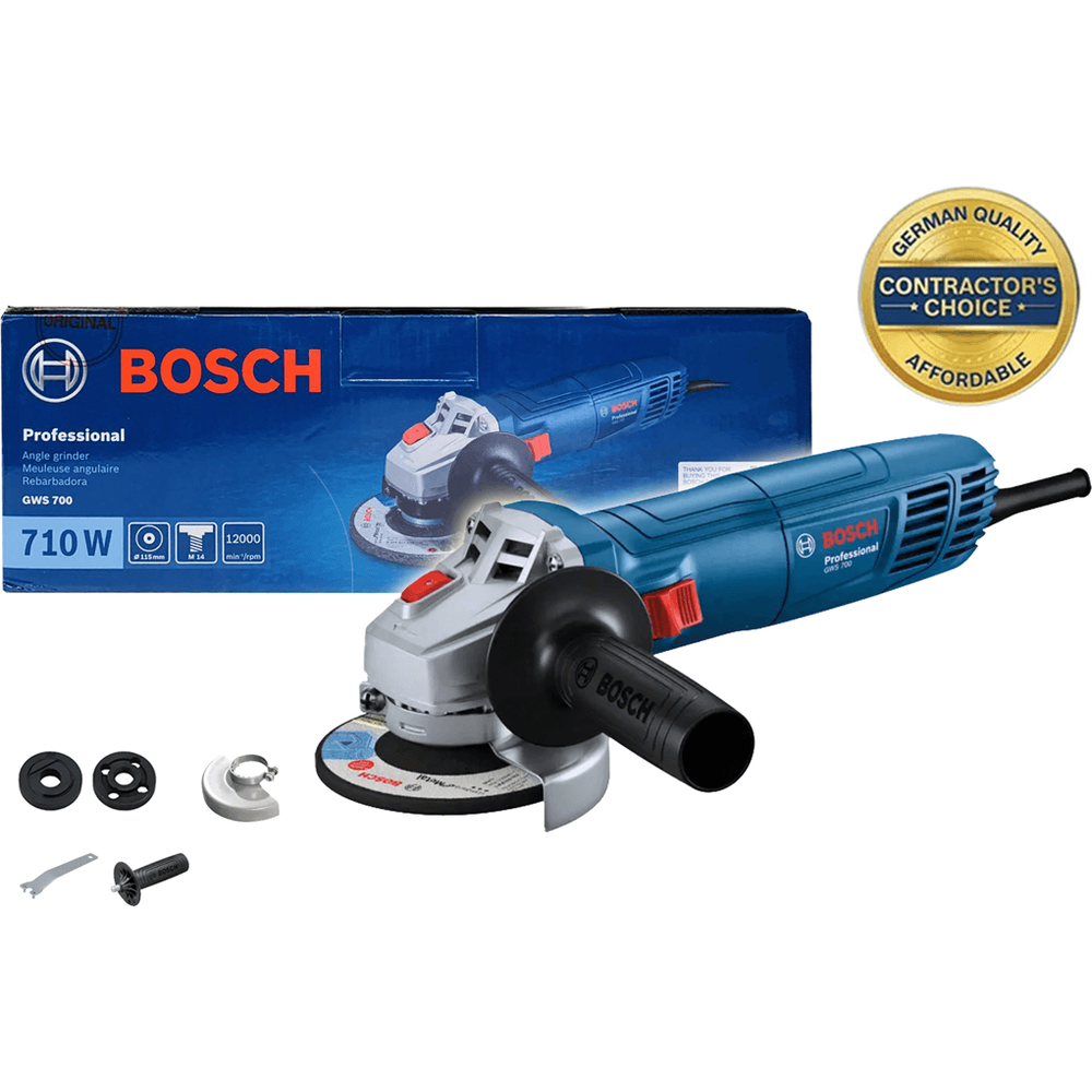Bosch GWS 700 Angle Grinder 4 710W Contractor s Choice bosch-gws-700-angle-grinder-4-710w-contractor-s-choice