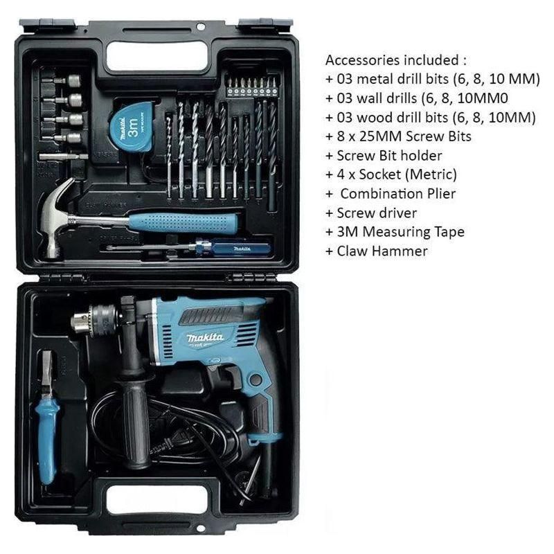 Makita MT M8103KX2B Hammer Drill 1/2" 430W Secondary image