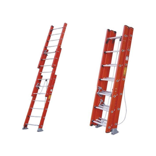 Indestro Fiberglass Extension Ladder w/ Top Hook (3 Section)
