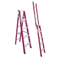 Indestro Fiberglass Dual-Purpose Ladder