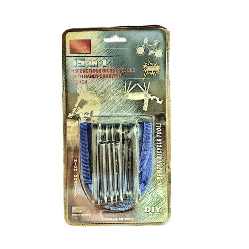 John Benzen PCY015 Bicycle Tool Kit Set 15 in 1
