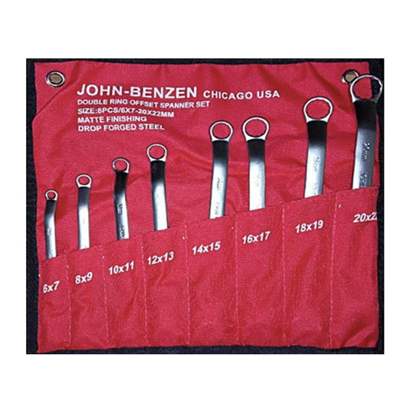 John Benzen Box Wrench Set 1/4"-1-1/4" (12pcs)