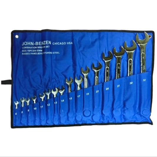John Benzen Combination Wrench Set 6-32mm 14pcs | John Benzen by KHM Megatools Corp.