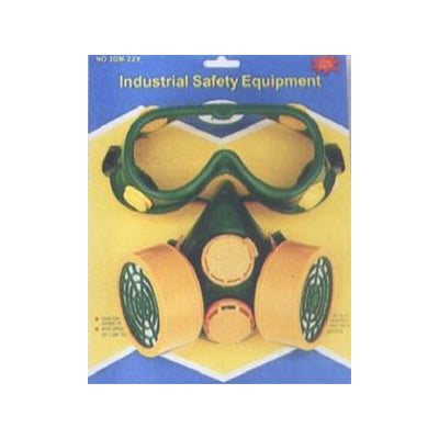 John Benzen 2GM22Yellow Double Respirator (W/ Goggles)
