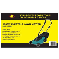 John Benzen SMT-4003N Electric Lawn Mower 1600W