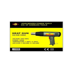 John Benzen HG-GW-1500A Heat Gun 1500W