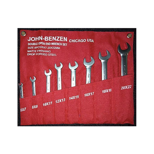 John Benzen Open Wrench Set 6-22mm 8pcs | John Benzen by KHM Megatools Corp.