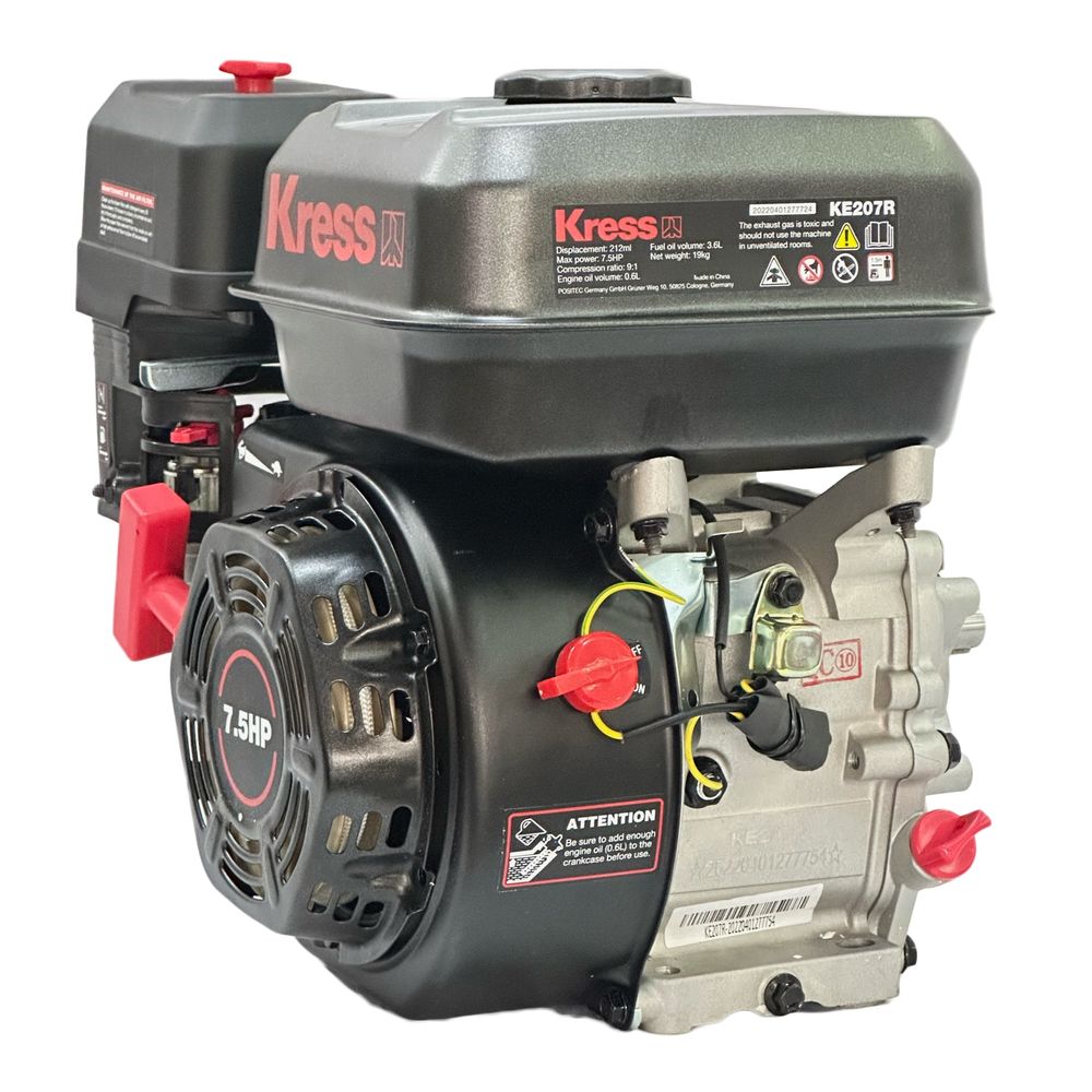 Kress KE207R 7.5HP Gasoline Engine 4-Stroke (Reduction Low Speed) | Kress by KHM Megatools Corp.