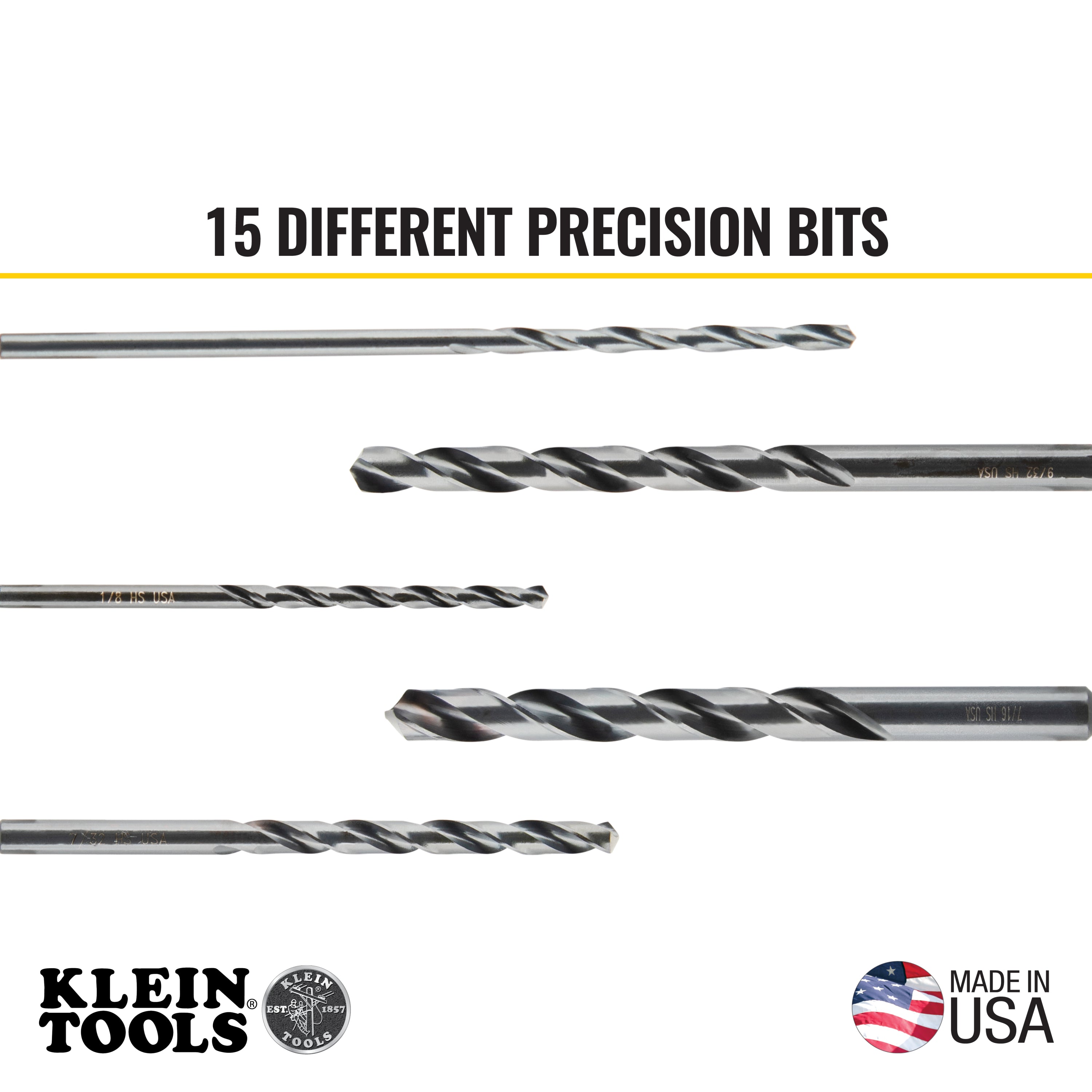 Klein 53001-15 Drill Bit Set 15in1