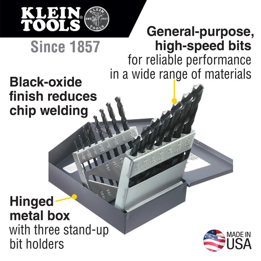 Klein 53001-15 Drill Bit Set 15in1