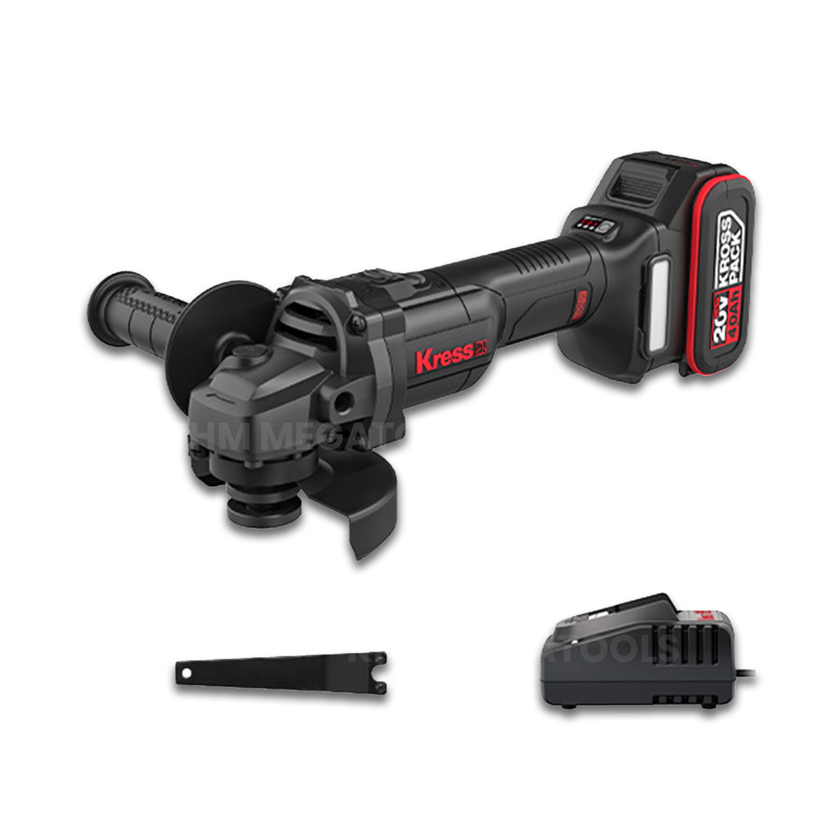 Kress KU803 Cordless Brushless Angle Grinder 20V