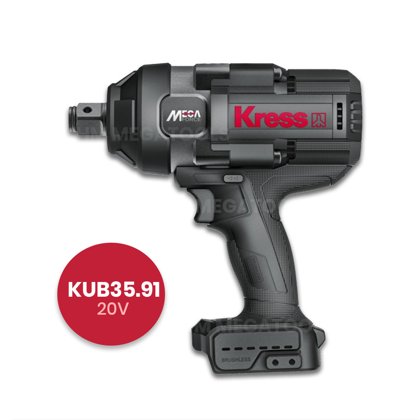 Kress KUB35.91 Brushless Impact Wrench 20V