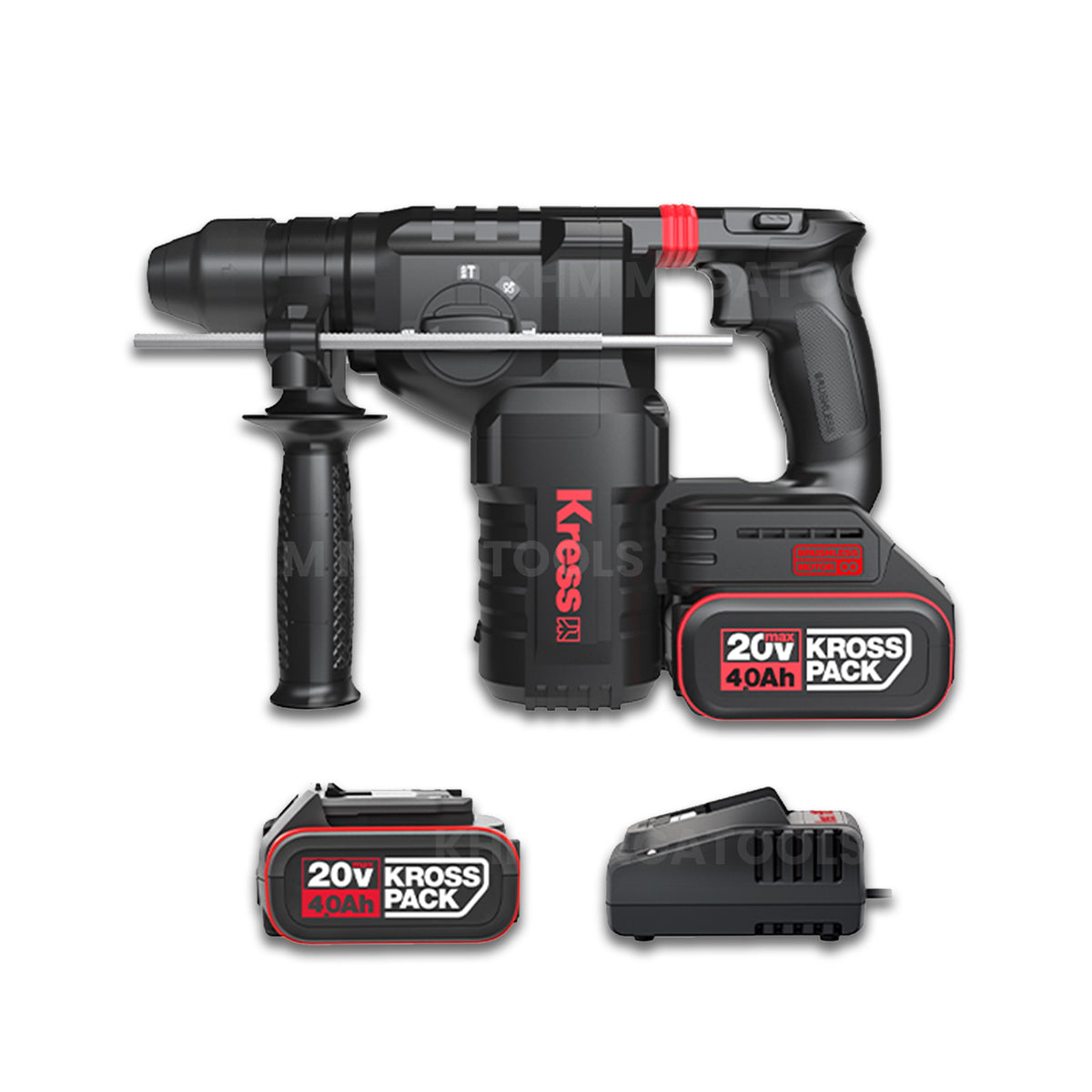 Kress KU392 Cordless Brushless Rotary Hammer 20V