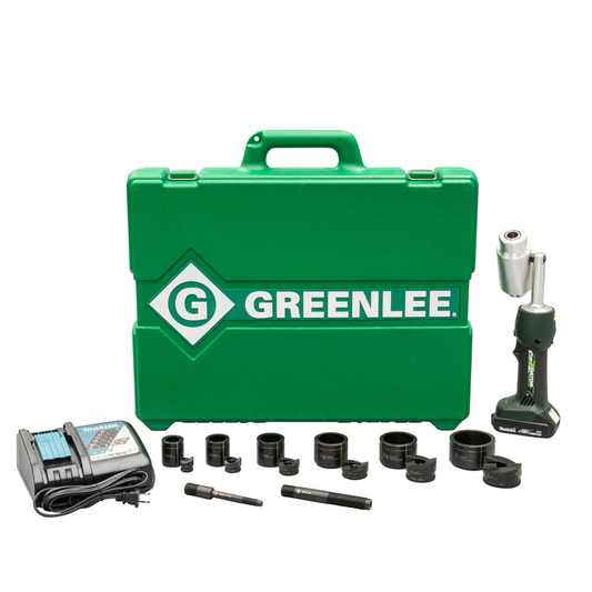 Greenlee LS50L11B Battery-Hydraulic Knock Out Punch / Puncher Kit 1/2" - 2" 18V LXT (LS50L2) | Greenlee by KHM Megatools Corp.