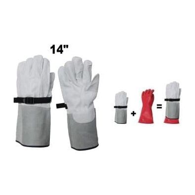 Miller Leather Gloves Protector for High Voltage Safety Insulating Gloves 395