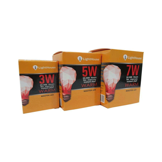 Lighthouse LED Bulb E27 Warm White (Economy) | HS by KHM Megatools Corp.