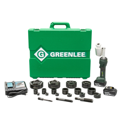 Greenlee LS100X11SB4 Battery-Hydraulic Knock Out Punch / Puncher Kit 1/2" - 4" 18V LXT (Intelli-PUNCH™)