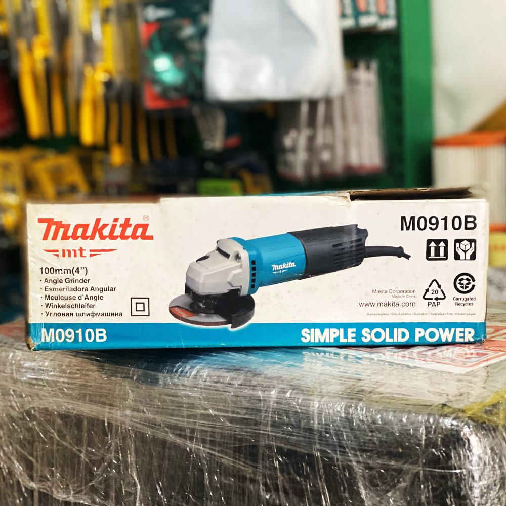 Makita MT M0910B Angle Grinder (4") 100mm 540W (Damaged Box) | Discounts by KHM Megatools Corp.