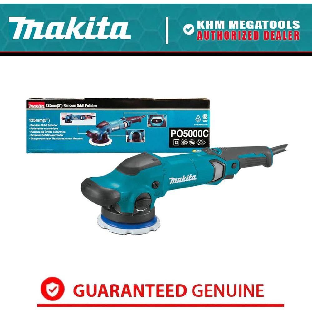 Makita PO5000C Dual Action / Random Orbit Polisher 5" 900W | Makita by KHM Megatools Corp.