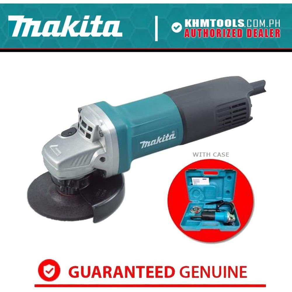 Makita 9553BKX Angle Grinder 4" with Carrying Case 710W | Makita by KHM Megatools Corp.