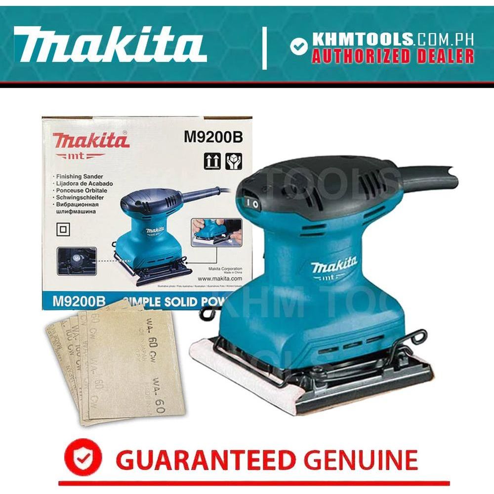 Makita MT M9200B Finishing Sander 112x102mm 180W KHM Megatools Corp