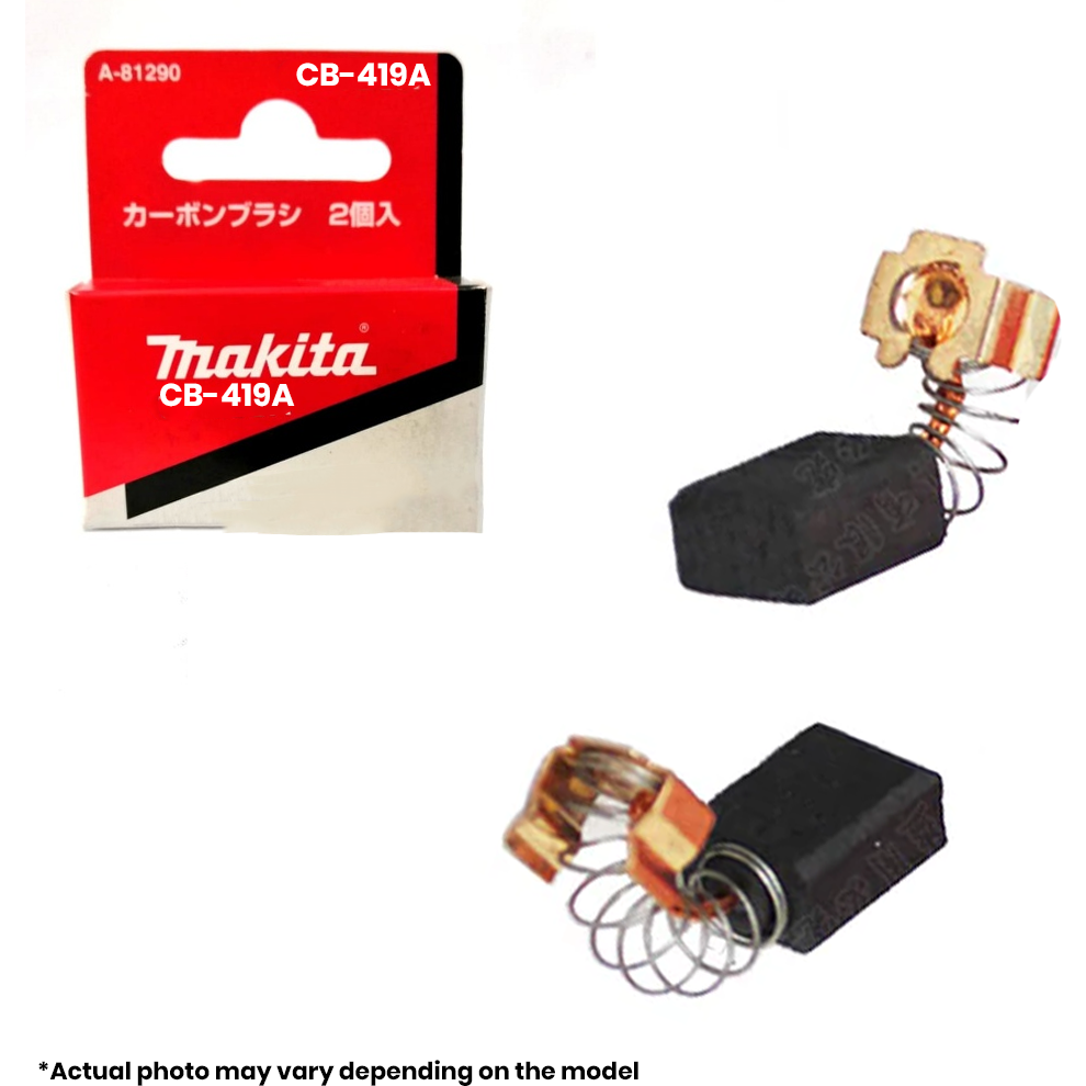 Makita CB-419A Genuine Carbon Brushes [419A] | Makita by KHM Megatools Corp.
