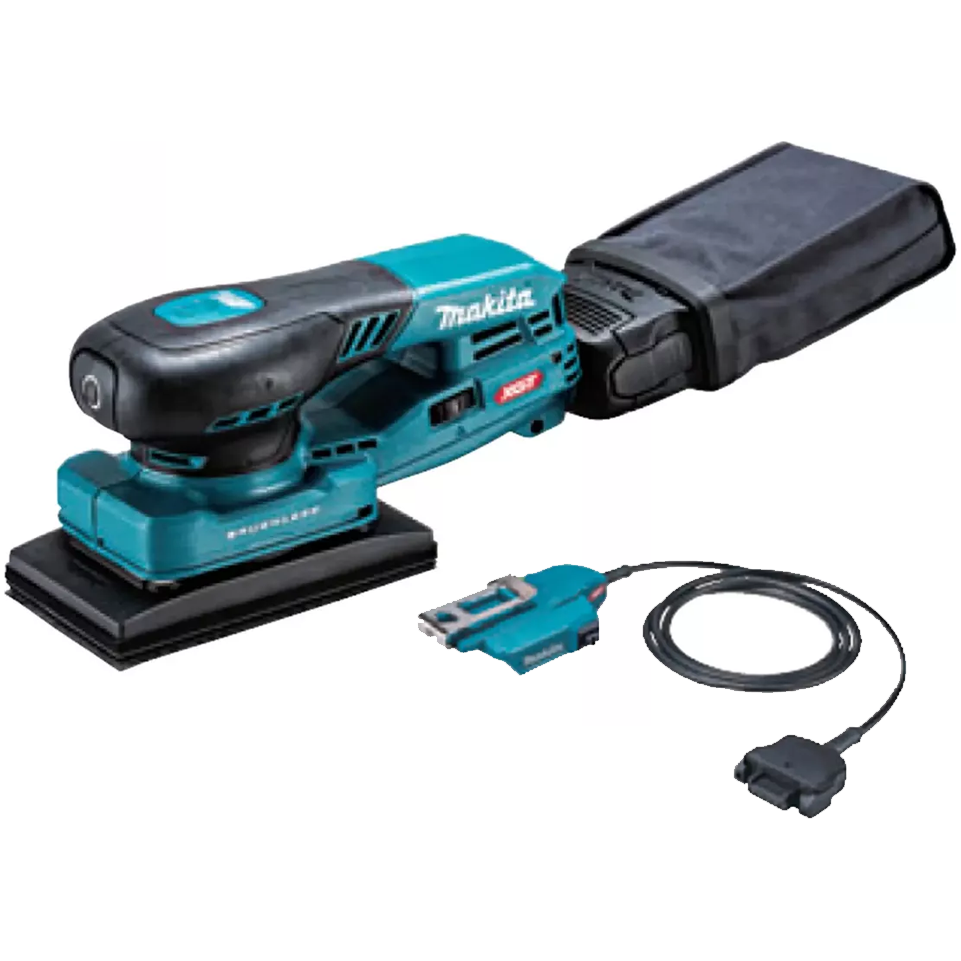 Makita BO005CGZ Cordless Random Orbit Sander with Built-In Dust Extraction 40V 80x130MM (Variable)