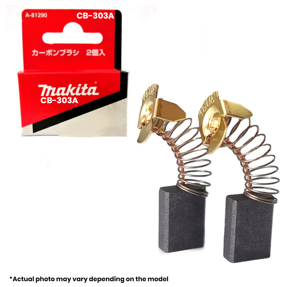 Makita CB-303A Genuine Carbon Brushes [303A] | Makita by KHM Megatools Corp.