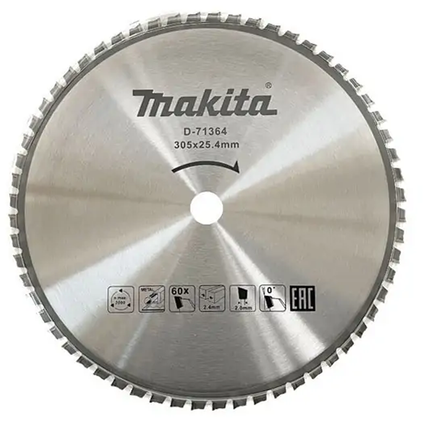 Makita D-71364 TCT Circular Saw Blade for Mild Steel 12"x60T | Makita by KHM Megatools Corp.