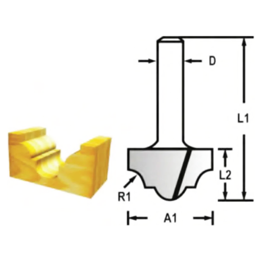 Makita RBIT 234021 TCT Classical Router Bit | Makita by KHM Megatools Corp.