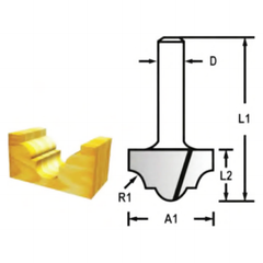 Makita RBIT 234021 TCT Classical Router Bit | Makita by KHM Megatools Corp.