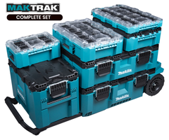 Makita MAKTRAK Complete Set Modular Tool Box System