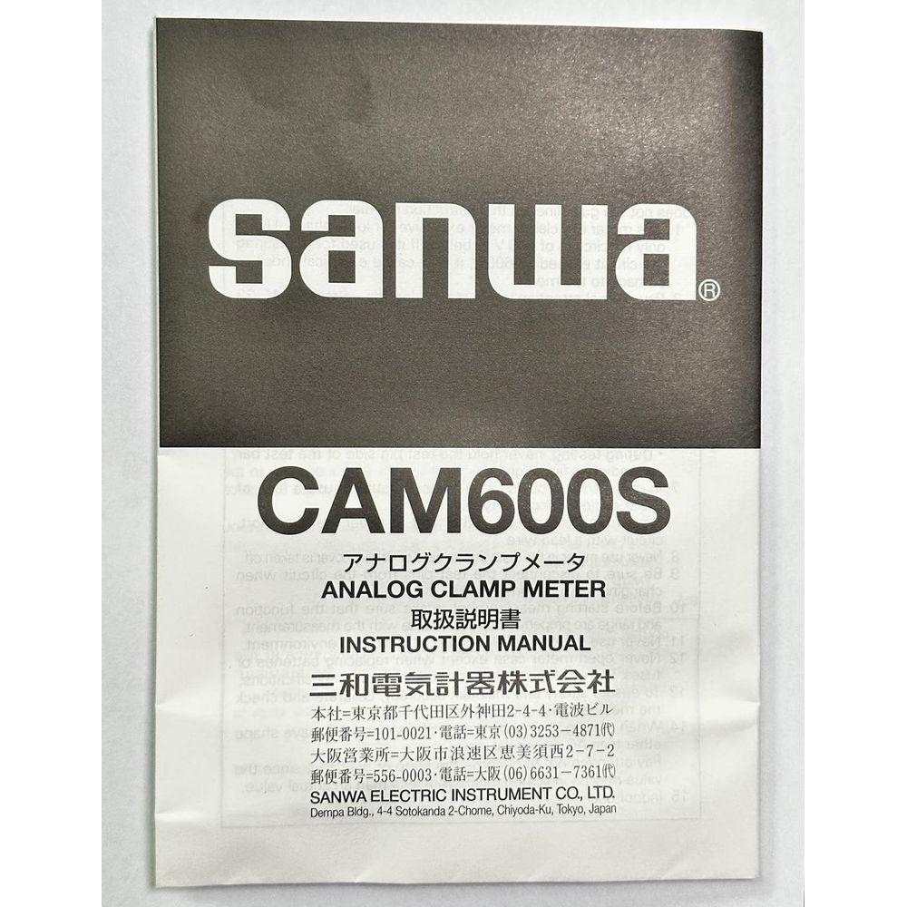 Sanwa CAM600S AC Analog Clamp Meter Multi Tester