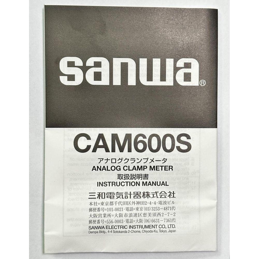 Sanwa CAM600S AC Analog Clamp Meter / Multi Tester